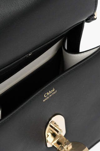 Leather Crossbody Bag with Golden-Effect Chain