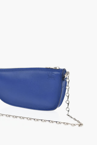 Leather MICRO SHIELD SLING Bag with Chain Shoulder Strap