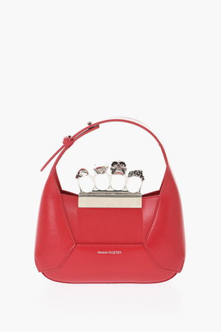 Leather JEWELLED MINI Bag with Removable Chain Shoulder Strap
