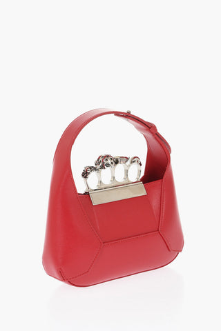 Leather JEWELLED MINI Bag with Removable Chain Shoulder Strap