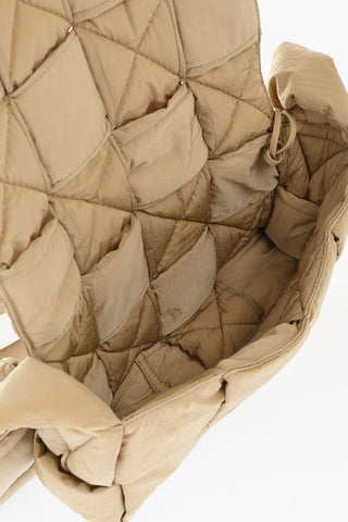 Solid Color Nylon PADDED TECH CASSETTE Crossbody Bag