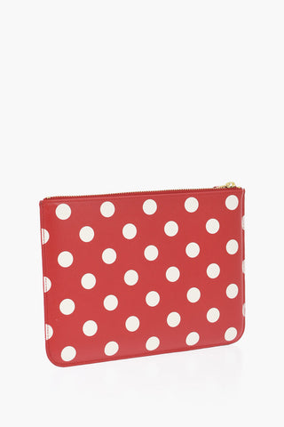 Polka Dots Leather Pochette
