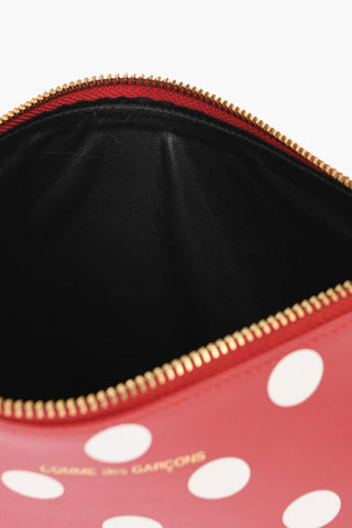 Polka Dots Leather Pochette