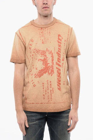RED TAG T-shirt Girocollo T-DIEGOR-L2 Effetto Acid Wash