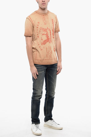 RED TAG T-shirt Girocollo T-DIEGOR-L2 Effetto Acid Wash