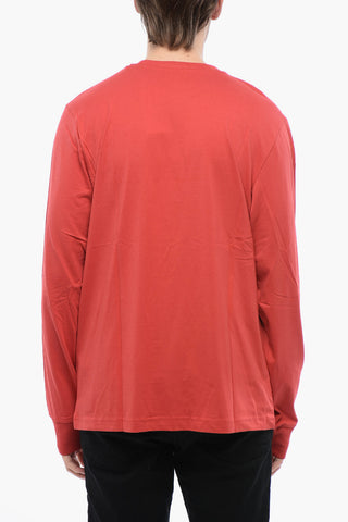 RED TAG Long Sleeved T-JUST-LS-DIV Crew-neck T-Shirt