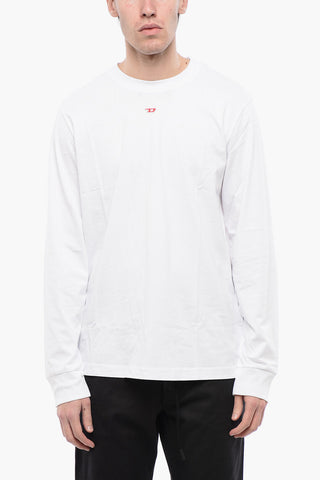 RED TAG T-Shirt Girocollo T-JUST-LS-D in Tinta Unita a Maniche Lunghe