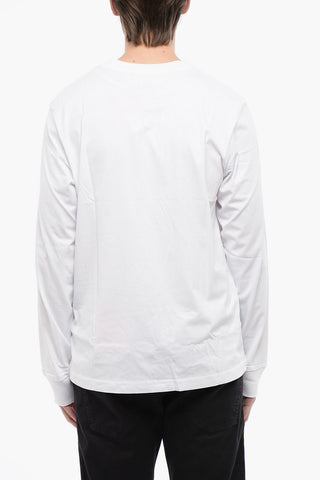 RED TAG T-Shirt Girocollo T-JUST-LS-D in Tinta Unita a Maniche Lunghe