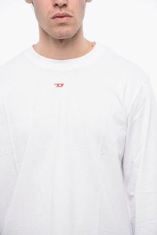 RED TAG T-Shirt Girocollo T-JUST-LS-D in Tinta Unita a Maniche Lunghe