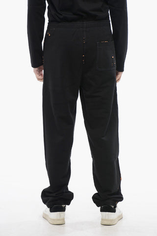 RED TAG Casual Pants P-MARKY-POCK Embroidered with Elastic Waistband