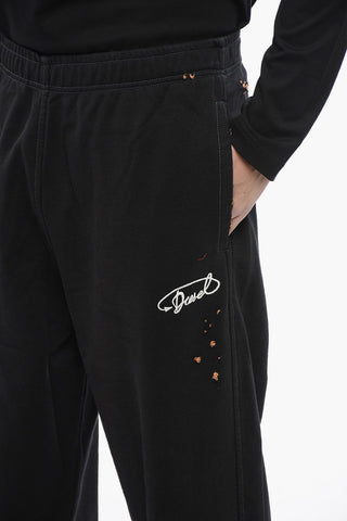 RED TAG Casual Pants P-MARKY-POCK Embroidered with Elastic Waistband