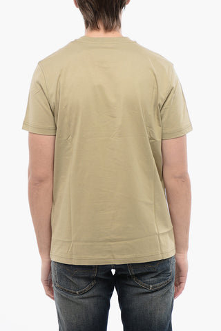 RED TAD Cotton T-DIEGOR-K75 Crew-neck T-shirt with Contrast Print