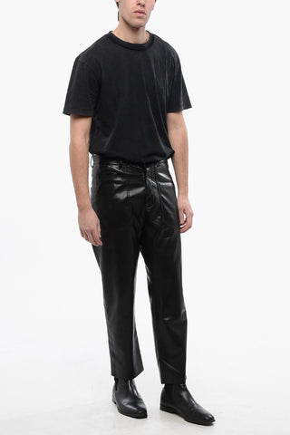 Pantaloni 5 Tasche JASPER in Pelle Vegan