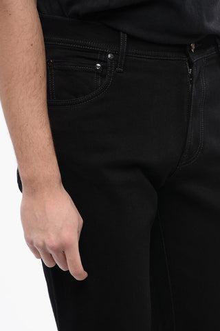 ID Jeans in Denim Stretch con Logo Ricamato 19cm