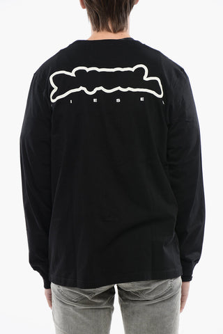 RED TAG Crewneck T-Shirt T-JUST-LS-D Cotton Long-Sleeve