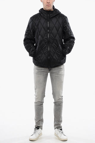 RED TAG Quilted Nylon J-FOKKER Lightweight Jacket with Hood