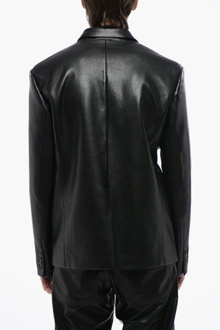 Vegan Leather Jacket ROX Single Vent