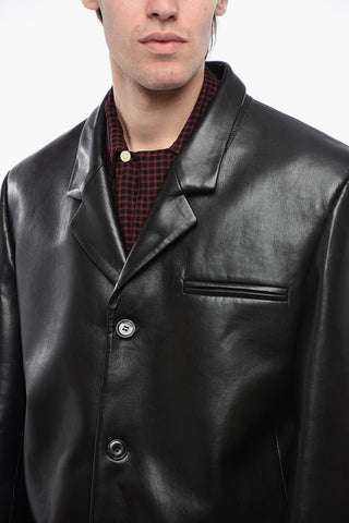 Vegan Leather Jacket ROX Single Vent
