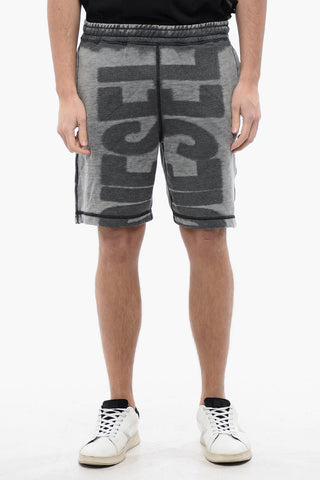 RED TAG Shorts P-ROWN Effetto Burn-Out