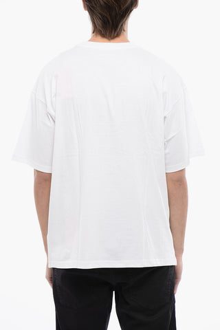 RED TAG T-Shirt Girocollo T-BOXT in Tinta Unita con Logo Ricamato