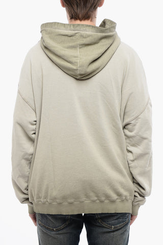 RED TAG UNISEX Felpa Hoodie S-BOXT-HOOD-N10 In Cotone con Stampa Sfumata