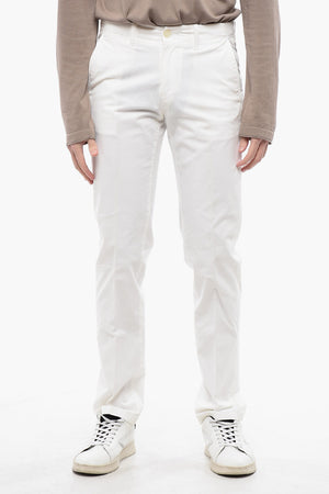 ID Pantaloni Chino In Cotone stretch a Gamba Dritta