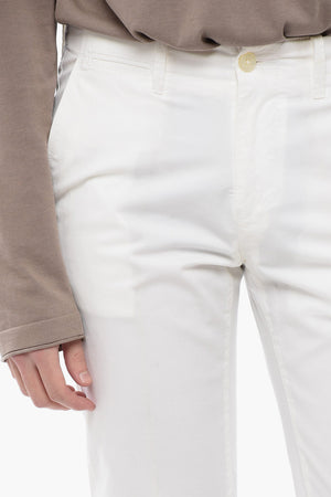ID Pantaloni Chino In Cotone stretch a Gamba Dritta