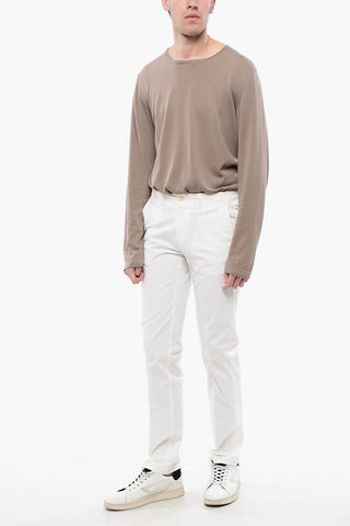 ID Stretch Cotton Chino Pants Straight-Leg