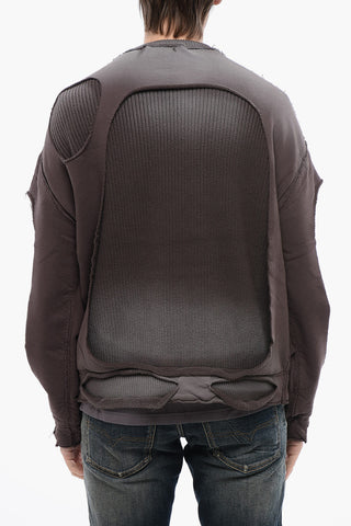RED TAG Crew-Neck Sweater K-OSBERT with Faded Vintage Effect