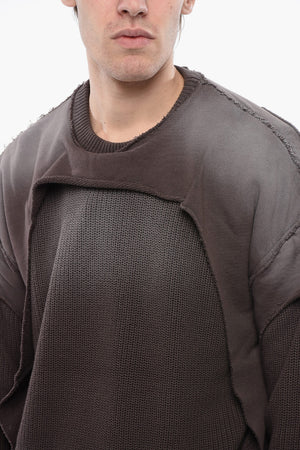 RED TAG Crew-Neck Sweater K-OSBERT with Faded Vintage Effect