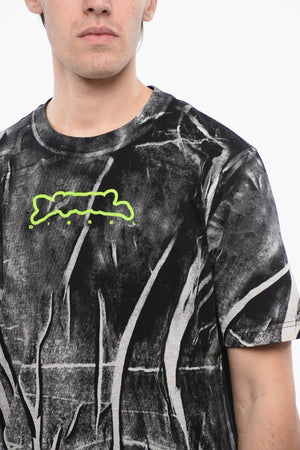 RED TAG Rundhals-T-Shirt T-JUST-N3 Crinkle-Effekt