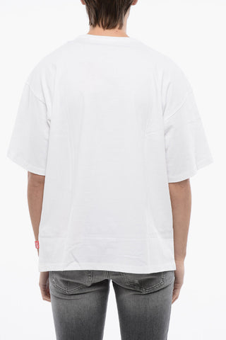 RED TAG Crew-Neck T-shirt T-BOXT-BACK with Embossed Print