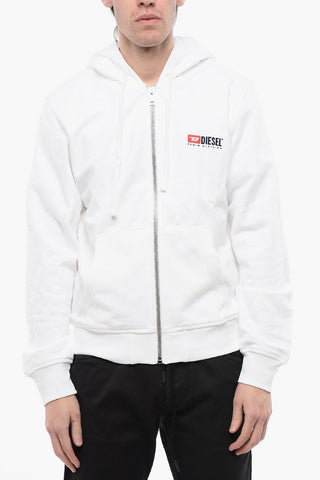 RED TAG Brushed Cotton S-GINN Sweatshirt with Hood and Zip Closure