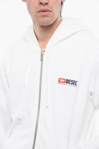 RED TAG Brushed Cotton S-GINN Sweatshirt with Hood and Zip Closure