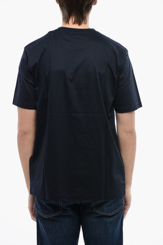 RED TAG UNISEX T-shirt Girocollo T-JUST-DOVAL-PJ a Tinta Unita con Ricamo Monogram