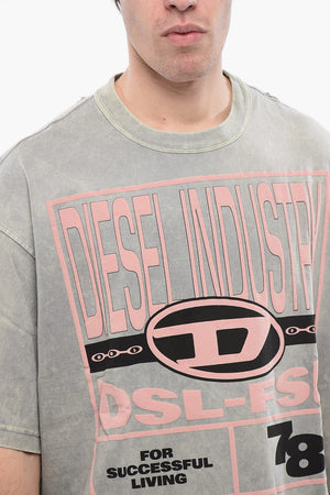 RED TAG Rundhals-T-Shirt T-WASH-N1 aus Baumwolle mit erhabenem Logo