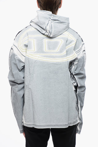 RED TAG Felpa Hoodie T-OX-HOOD-LS in Cotone Leggero Spalmato