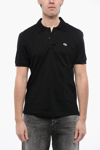RED TAG Polo T-SMITH-DOVAL-PJ in Tinta Unita con Logo Oval-D