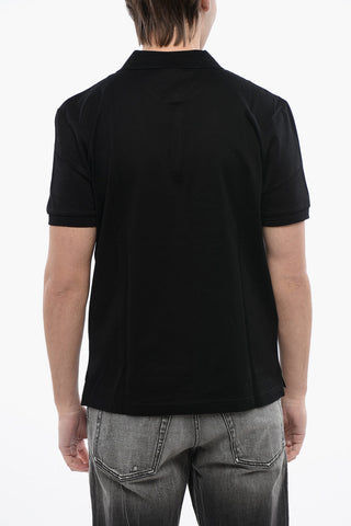 RED TAG Polo T-SMITH-DOVAL-PJ in Tinta Unita con Logo Oval-D