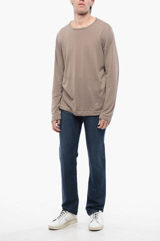 ID LUXURY DENIM Dark-washed Denims with Contrasting Embroidery