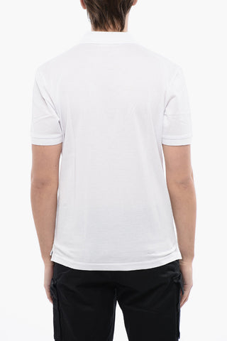 RED TAG Polo T-SMITH-DOVAL-PJ in Tinta Unita con Logo Oval-D