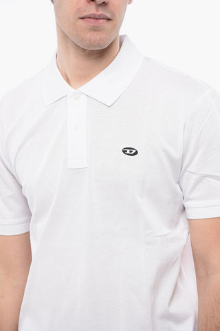 RED TAG Polo T-SMITH-DOVAL-PJ in Tinta Unita con Logo Oval-D