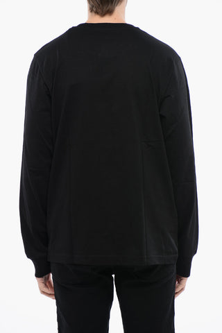 RED TAG Long Sleeves Cotton T-JUST-LS-D Crew-neck T-shirt