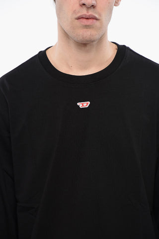 RED TAG T-shirt Girocollo T-JUST-LS-D in Cotone a Maniche Lunghe