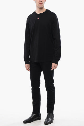 RED TAG Long Sleeves Cotton T-JUST-LS-D Crew-neck T-shirt