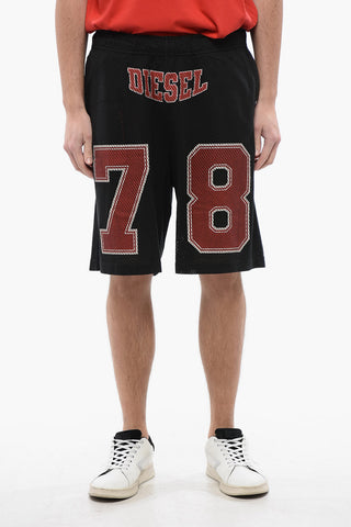 RED TAG Shorts P-TAIN mit Lochmuster und elastischem Bund
