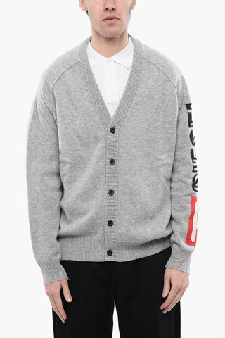 RED TAG Cardigan K-SARRI aus Wolle mit V-Ausschnitt