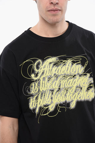 RED TAG Cotton T-Shirt UNISEX T-BUXT-N3 with Maxi Front Print
