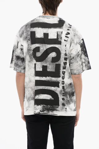 RED TAG Cotton T-BOXT-BISC Crew-neck T-shirt with Frontal Logo Maxi
