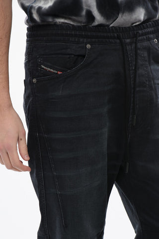 Jogg Jeans 2040 D-AMAGE Uni mit 18 cm Elastikbund in der Taille